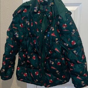 Polo by Ralph Lauren Teal Jacket with Bear Print